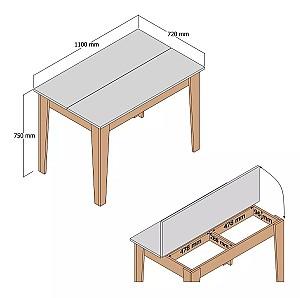 Masa Trendy Kiev Travertin