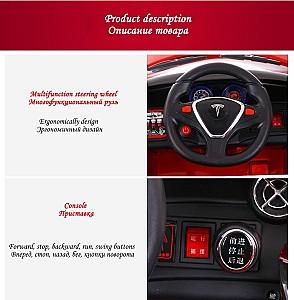 Maşină electrică Essa Toys (Roșie)