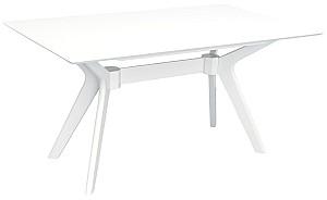 Masa Evelin Raffles Rectangular White (Alb)