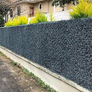 Plasa decorativa gard Profmet 391072 (2.0x10m) Anthracite
