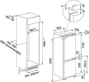 Frigider incorporabil Franke FCB 360 V NE D (118.0722.593)