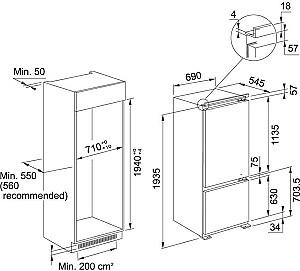 Frigider incorporabil Franke 118.0629.526 FCB 400 V NE E