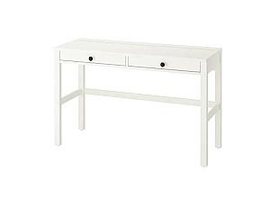 Masa de birou IKEA Hemnes white 120×47 см (2 sertare)