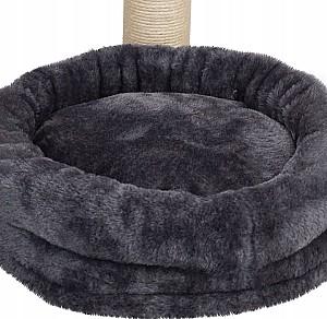 Ansamblu pentru pisici Jumi Platforma, culcus, cu jucarie 43x30x40 cm Graphite