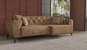 Canapea Modalife Milano 3S Brown (Maro)