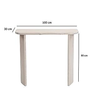 Masa consola Trendy Ikigai Alb