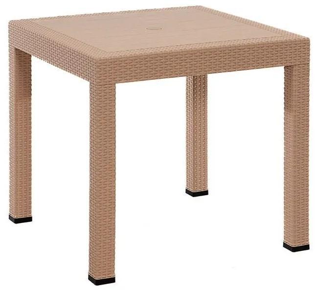 Masa de gradina Modalife Rattan Cappucino (Bej)