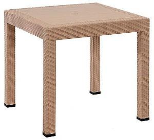 Masa de gradina Modalife Rattan Cappucino (Bej)