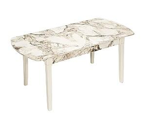 Set de masa si scaune Modalife Sofia Marmura Alba + Venus 4 scaune Negre