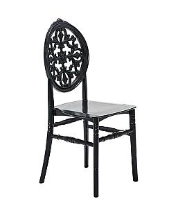 Set de masa si scaune Modalife Sofia Marmura Alba + Venus 4 scaune Negre