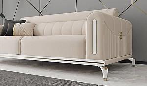 Canapea Modalife Gold Bella 3S Cream (Bej)