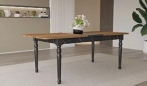 Set de masa si scaune Modalife Cross (6 scaune Cross Brown)