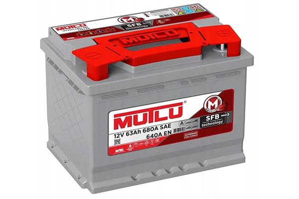Acumulator auto Mutlu 63 AH SFB 640A