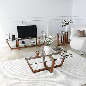 Masuta de cafea, reviste Trendy Amalfi Nuc (Maro)