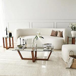 Masuta de cafea, reviste Trendy Amalfi Nuc (Maro)