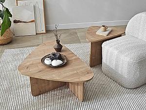 Masuta de cafea, reviste Trendy Ballare Set Stejar safir (Bej)