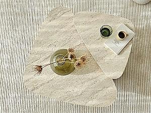 Masuta de cafea, reviste Trendy Ballare Set Travertin