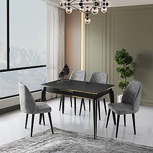 Masa Necoline Star Antracit / Negru