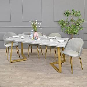 Masa DP Frida Beton/Golden 1800×900