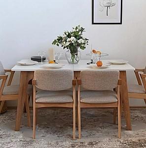 Masa Fabrik Home Crown Frasin Alb/Stejar Ewok(Bej)