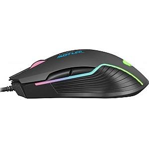 Mouse gaming Fury Hustler Black