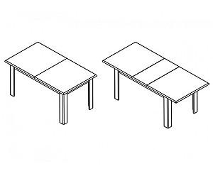 Masa Yasen White STO160 Pin Argintiu