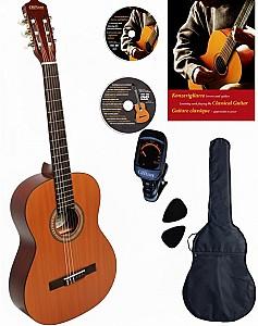 Chitara clasica Clifton 39 4/4 Natural Tinted Set