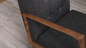 Fotoliu Trendy Kemer Gri inchis