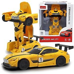 Masina jucarie Rastar 1:32 Mercedes-Benz GT3 Transformable Yellow 62310
