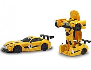 Masina jucarie Rastar 1:32 Mercedes-Benz GT3 Transformable Yellow 62310