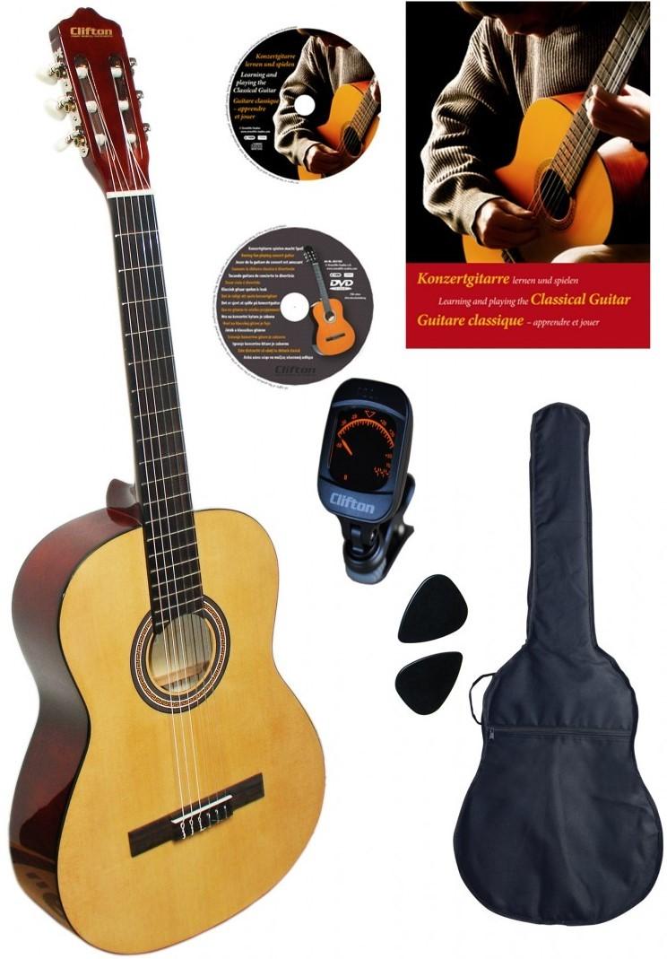 Chitara clasica Clifton Valesca 39 4/4 Natural Set