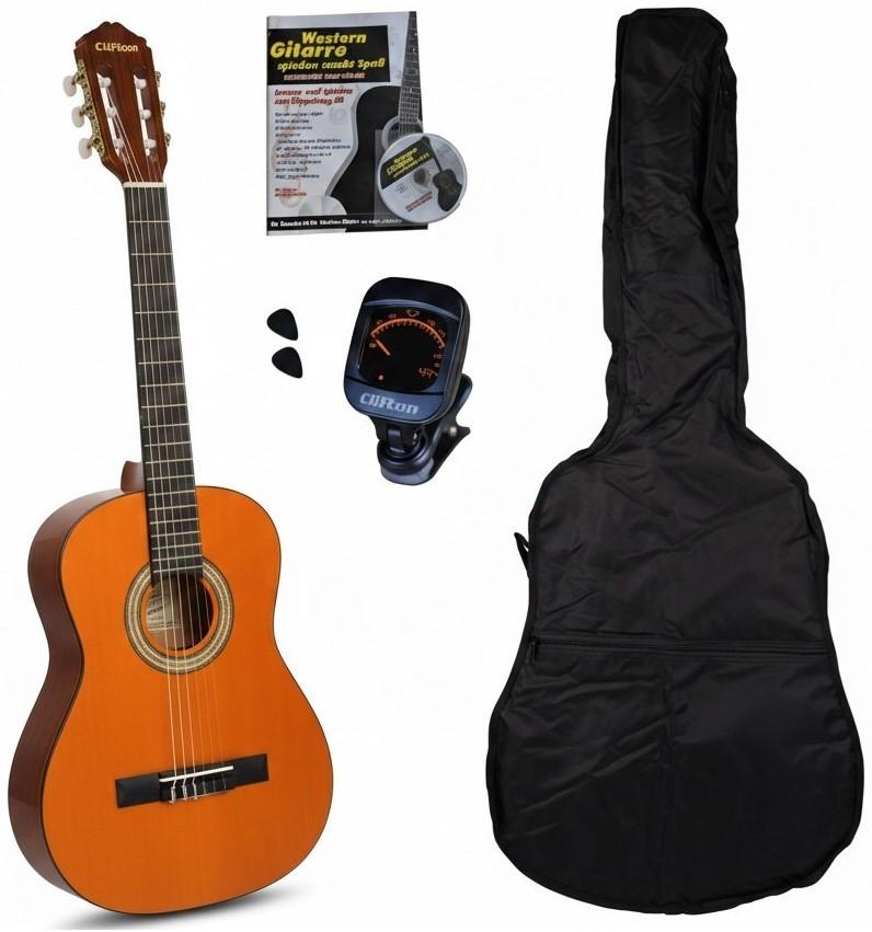 Chitara clasica Clifton Valesca 34 1/2 Honey Set
