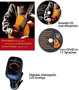 Chitara clasica Clifton Valesca 39 4/4 Black Set