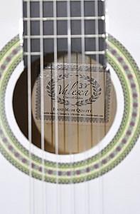 Chitara clasica Clifton Valesca 4/4 White Set