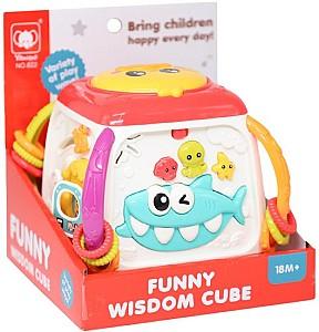 Joc de logica New World Funny Wisdom Cube Red (822)