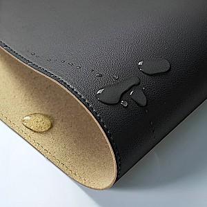 Mouse pad MIIIW Monochrome Leather Size XL Black (900x400x2mm)