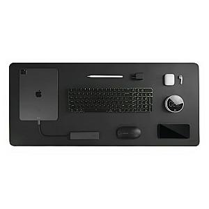 Mouse pad MIIIW Monochrome Leather Size XL Black (900x400x2mm)