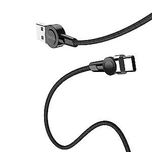 USB сablu HOCO USB to Type-C Magnetic S8 2.4A 1.2m Black