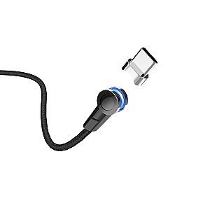 USB сablu HOCO USB to Type-C Magnetic S8 2.4A 1.2m Black
