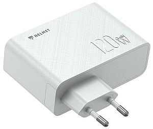 Incarcator telefon HELMET GAN QUICK 120W White