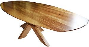 Masa Viitorul Masiv 300x120 cm Stejar Deschis Nevopsit