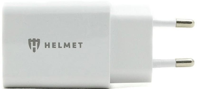 Incarcator telefon HELMET Wall Charger with Cable USB to Lightning 2xUSB White