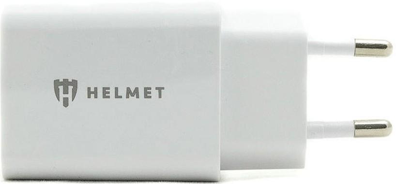 Incarcator telefon HELMET Wall Charger with Cable USB to Micro-USB 2xUSB White