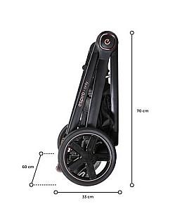 Carucior 2 in 1 Espiro Only 2025 - 510 Stylish Black