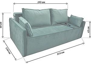 Canapea DP Greiss Green