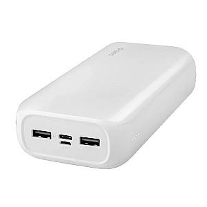 Acumulator extern Ttec 30.000 mAh ReCharger Ultra White