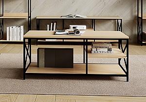 Masuta de cafea, reviste DP Larson 100x30x80H Stejar / Black