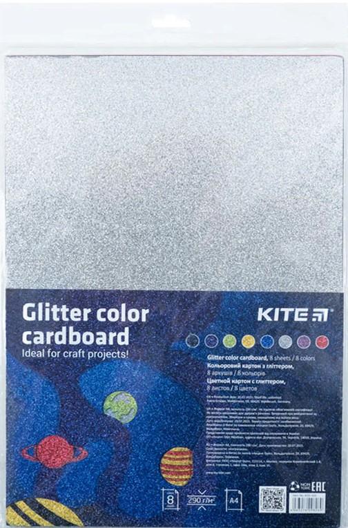 Hârtie colorată Kite cu sclipici K22-422