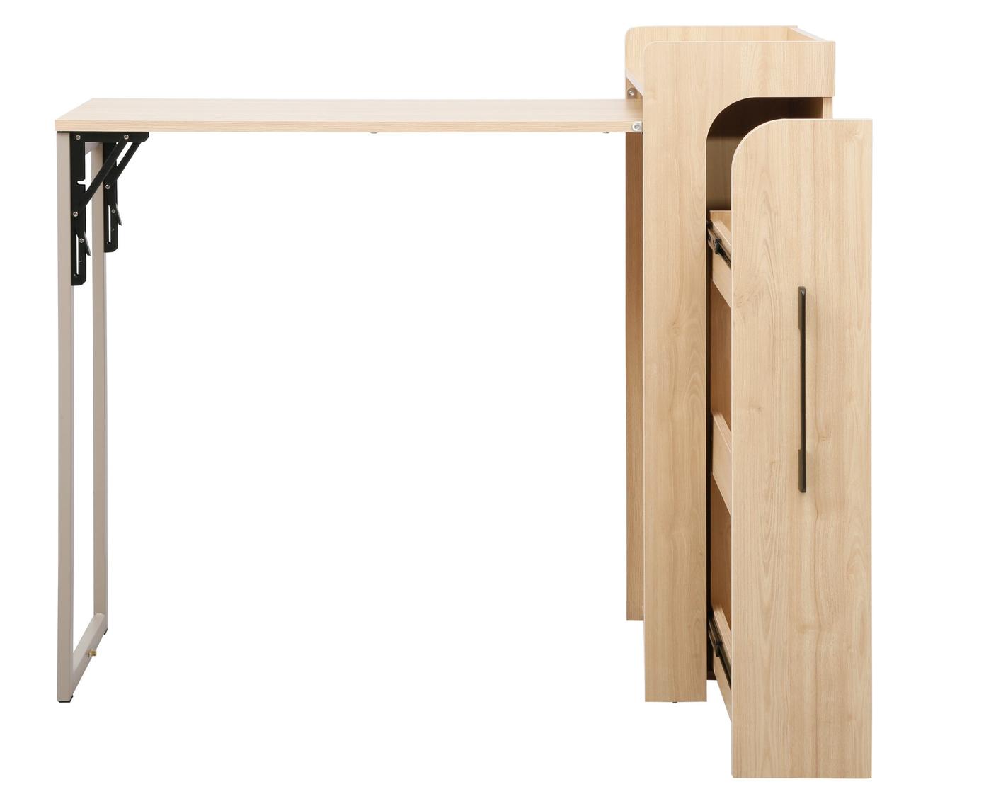 Masa de birou DP Dakar 122x44x108 cm Stejar M37/Grey