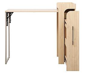 Masa de birou DP Dakar 122x44x108 cm Stejar M37/Grey